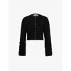 Rabanne Black Viscose Blend Cardigan In Black