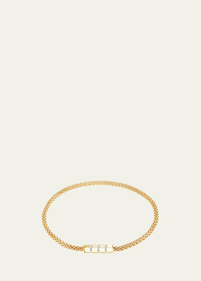 Gemella Jewels 18k Yellow Gold Stella Diamond Bar Necklace