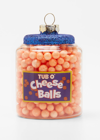 Cody Foster & Co Cheese Balls Holiday Ornament In Assorted