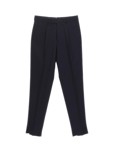 Zegna Pressed Crease Tailored Trousers