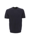 Neil Barrett T-shirt In Black Viscose In Dark Navy