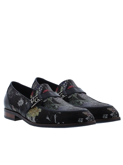 Robert Graham Retro Loafer In Black