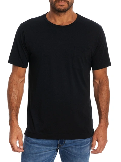 Robert Graham Myles T-shirt In Black