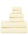 Superior Chevron Soft Super Absorbent 6pc Towel Set