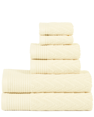 Superior Chevron Soft Super Absorbent 6pc Towel Set