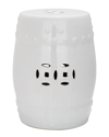 Safavieh White Modern Ming Garden Stool