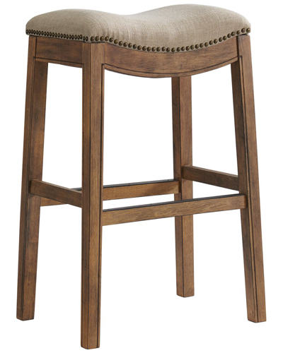 Alaterre Williston Bar Height Stool In Brown