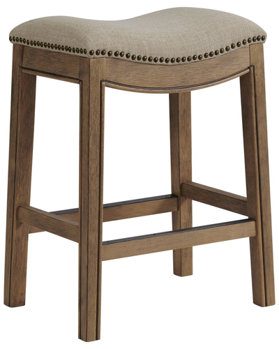 Alaterre Williston Counter Height Stool In Brown