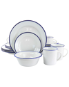 MARTHA STEWART MARTHA STEWART FINE CERAMIC 16PC DINNERWARE SET