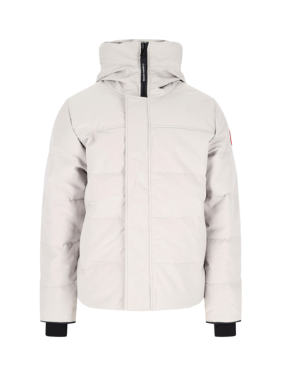 Canada Goose Macmillan Down Parka Jacket In North Star White