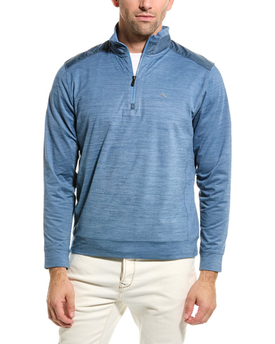 Tommy Bahama New Roger Point 1/2-zip Pullover In Blue