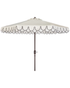 Safavieh Elegant Valance 9ft Auto Tilt Umbrella