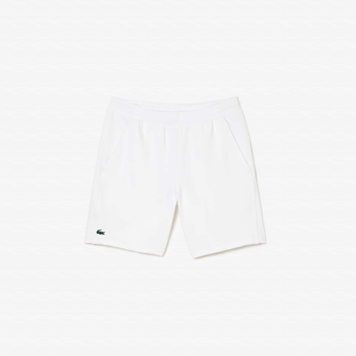 Lacoste Men's Regular Fit Recycled Fiber Sport Shorts - L - 5 In White