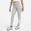 Nike Women's  Sportswear Classics High-waisted Graphic Leggings In Grey