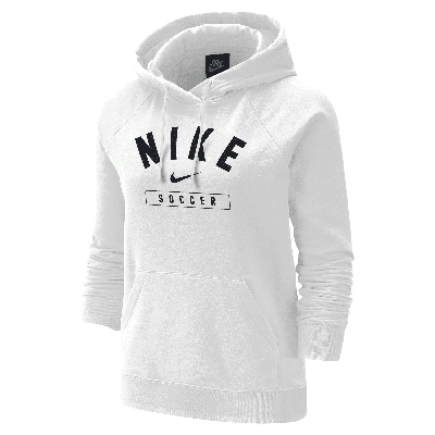 Nike Women's Soccer Pullover Hoodie In White
