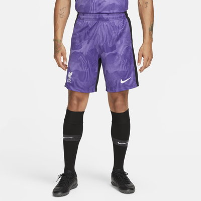 Nike Liverpool Fc 2023/24 Stadium Third  Men's Dri-fit Soccer Shorts In Purple