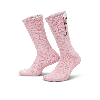 Nike Unisex Serena Williams Design Crew Everyday Plus Cushioned Crew Socks (1 Pair) In Pink