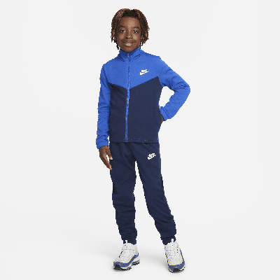 Nike Sportswear Big Kids Tracksuit, 2 Piece Set In Blue