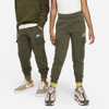 Nike Sportswear Club Fleece Big Kids' Cargo Pants In Green