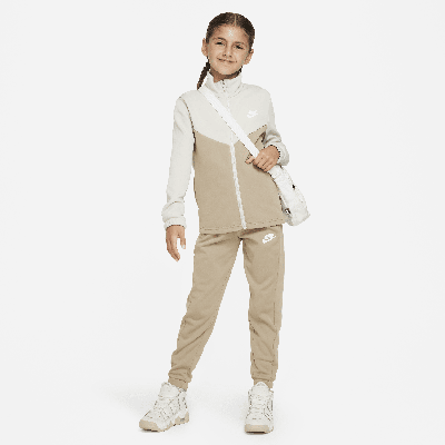 Nike Sportswear Big Kids' Tracksuit In Grey