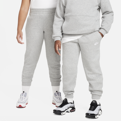 Nike Sportswear Club Fleece Big Kids' Jogger Pants (extended Size) In Grey