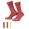 Nike Unisex Everyday Plus Cushioned Training Crew Socks (3 Pairs) In Multicolor