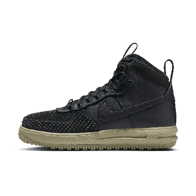 Nike Men's Lunar Force 1 Duckboots In Black/black