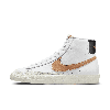 Nike Men's Blazer Mid 77 Vintage-like Casual Sneakers From Finish Line In White