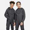 Nike Sportswear Tech Fleece Big Kids' (boy's) Winterized Full-zip Hoodie In Black
