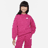 Nike Sportswear Club Fleece Big Kids' (girls') Oversized Sweatshirt In Pink