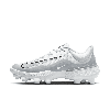 Nike Men's Alpha Huarache Elite 4 Low Mcs Baseball Cleats In White