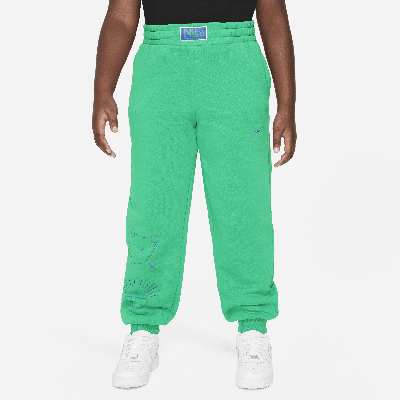 Nike Culture Of Basketball Big Kids' Basketball Loose Pants (extended Size) In Green