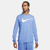 Nike Men's  Sportswear Long-sleeve T-shirt In Blue