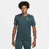Nike Men's Rise 365 Dri-fit Short-sleeve Running Top In Green