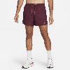 Nike Challenger Men's Dri-fit Brief-lined 5" Running Shorts In Red