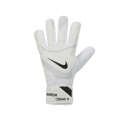 Nike Unisex Match Soccer Goalkeeper Gloves In White