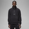 Jordan Men's  Essentials Winterized Fleece Half-zip In Black