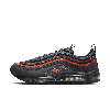 Nike Air Max 97 Black/picante Red/anthracite Men's Low Shoe In Black