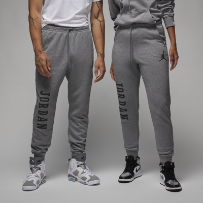 Jordan Men's  Essentials Holiday Fleece Pants In Grey