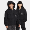 Nike Air Therma-fit Big Kids' Full-zip Hoodie In Black