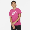 Nike Sportswear Big Kids' Cotton T-shirt In Pink