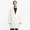 Nike Men's  Sportswear Tech Fleece Reimagined Loose Fit Trench Coat In White