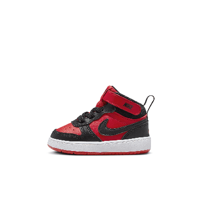 Nike Court Borough Mid 2 Baby/toddler Shoes In Red