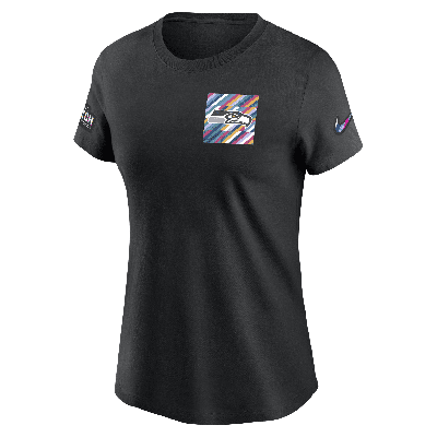 Nike Seattle Seahawks Crucial Catch Sideline  Women's Nfl T-shirt In Black