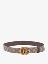 Gucci Gg Marmont Reversible Belt In Beige