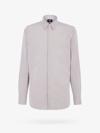 Fendi Men's Striped Cotton Shirt In Brown