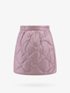 Moncler Quilted Skirt In Pink