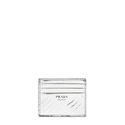 Prada Cardholder In Silver