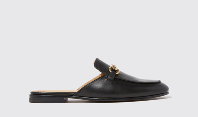 Scarosso Serena Mules In Black - Calf