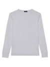 Theory Men's Essential Anemone Milano Long-sleeve T-shirt In Frc Gr Mln